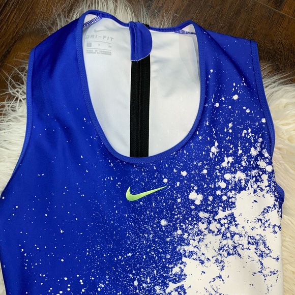 Nike Blue Court Power Women's Tennis Romper 🎾 - Picture 5 of 9